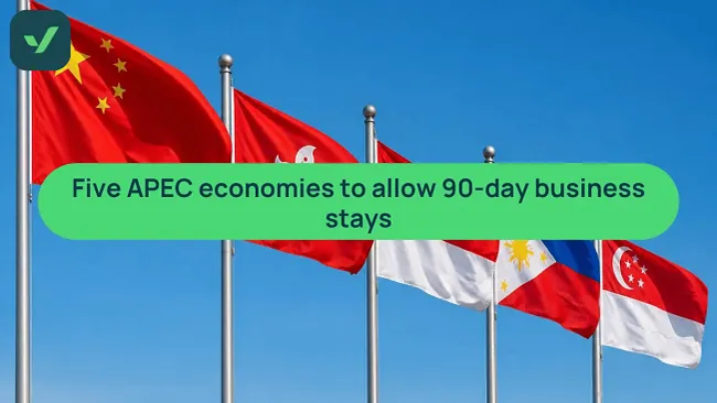 APEC card stays rise to 90 days in five Asian economies cover image