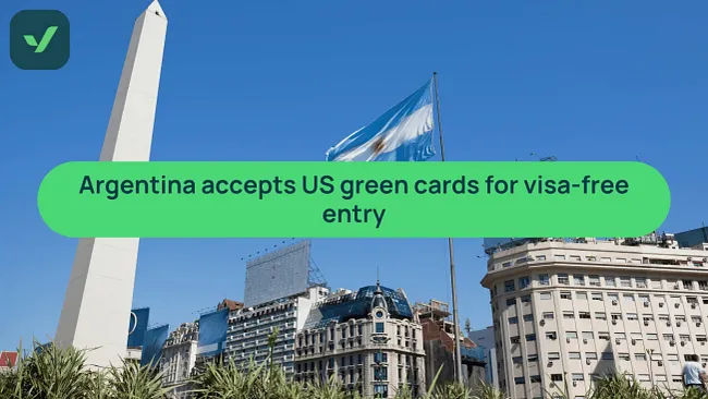 Argentina accepts US green cards for visa-free entry | iVisa cover image