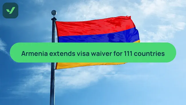 Armenia keeps visa-free access for 111 nationalities cover image
