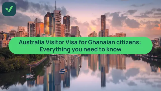 Australia Visitor Visa for Ghanaian citizens: Everything you need to know cover image