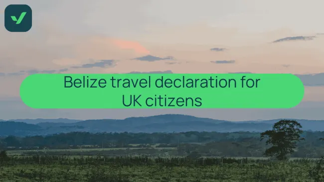 Belize travel declaration for UK citizens | iVisa cover image
