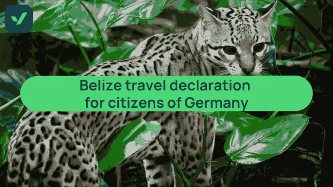 Belize travel declaration for German citizens | A complete guide cover image