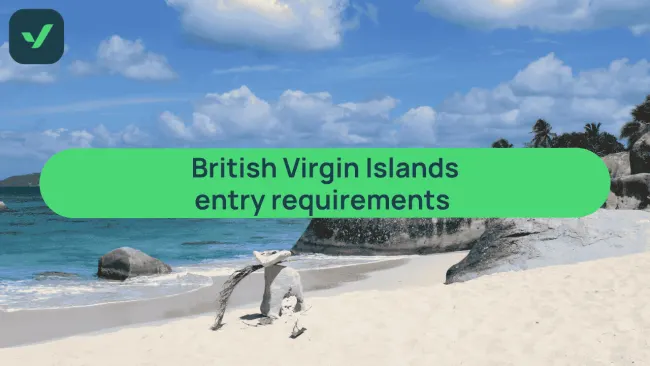 British Virgin Islands 2025 entry requirments: ED card and visa cover image