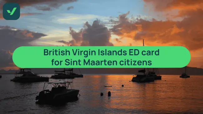 British Virgin Islands ED card for Sint Maarten citizens: What it is and how to apply cover image