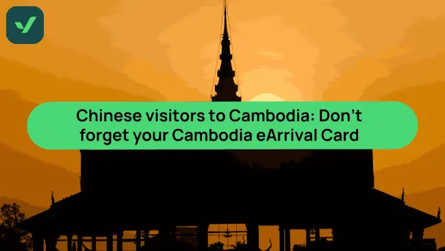 Cambodia eArrival card for Chinese citizens: Apply online | iVisa cover image