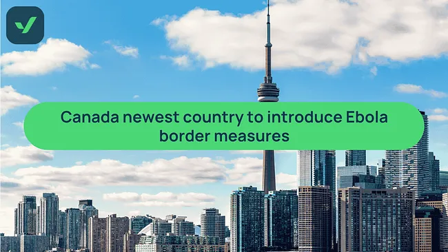 Canada newest country to introduce Ebola border measures cover image