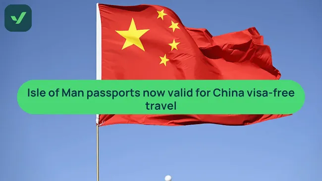 Isle of Man passports now eligible for China visa-free cover image