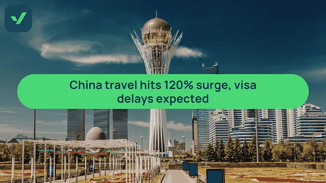China travel hits 120% surge, visa delays expected | iVisa cover image