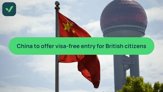 China to offer visa-free entry for British citizens | iVisa cover image