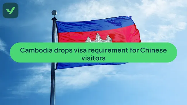 Cambodia waives visas for Chinese visitors from June 15 cover image