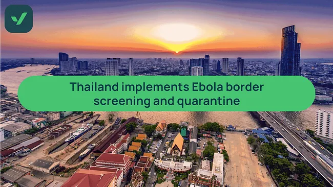 Thailand implements Ebola border screening and quarantine cover image