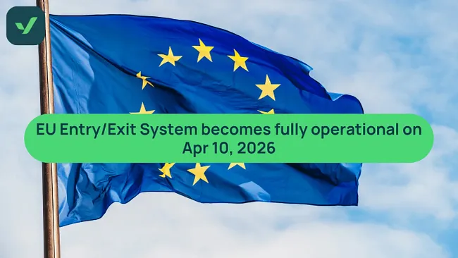 EU Entry/Exit System fully operational April 10 | iVisa cover image