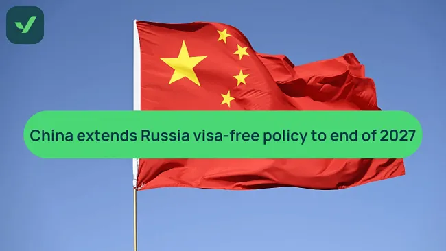 China extends visa-free entry for Russians until 2027 cover image
