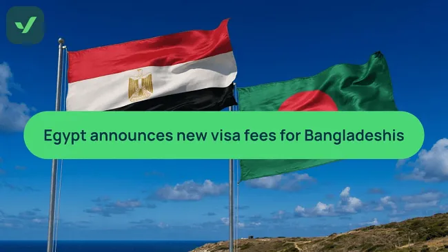 Egypt revises visa fees for Bangladeshi citizens cover image