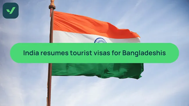 India resumes tourist visas for Bangladeshis cover image