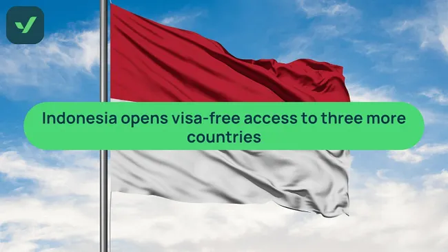 Indonesia adds three countries to visa-free list cover image