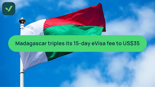 Madagascar triples 15-day eVisa fee to US$35 | iVisa cover image