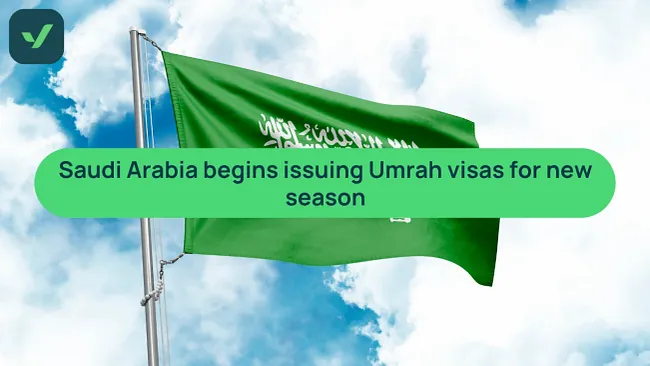 Saudi Arabia opens Umrah visa applications for new season cover image