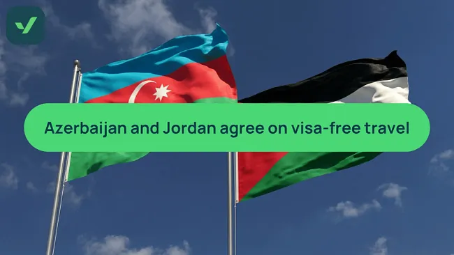 Azerbaijan & Jordan agree on mutual visa-free access cover image