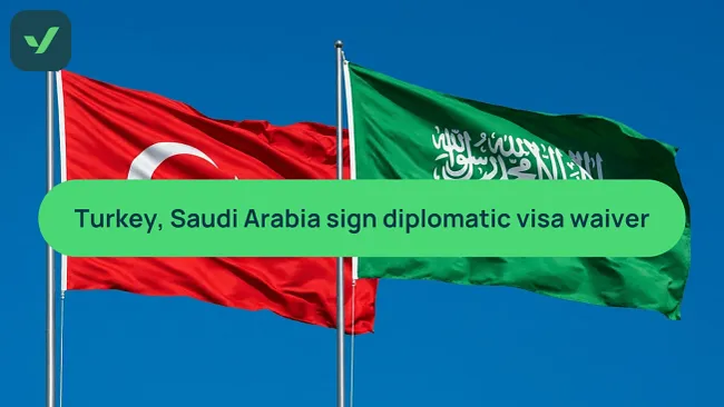 Turkey and Saudi Arabia sign visa exemption deal cover image