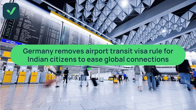 Germany waives transit visas for Indian travelers cover image