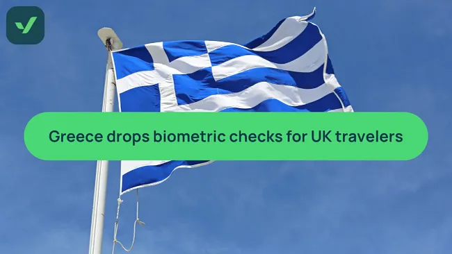 Greece exempts UK travelers from EU biometric checks cover image