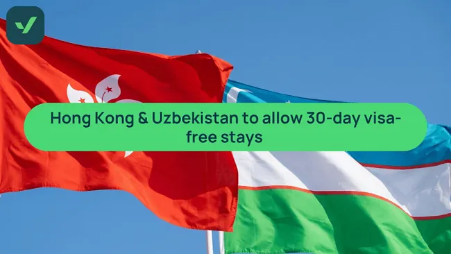 Hong Kong & Uzbekistan agree on 30-day visa-free travel cover image