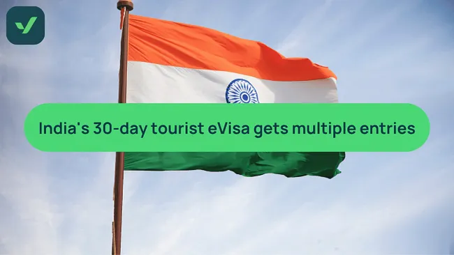 India's 30-day tourist eVisa now allows multiple entries cover image