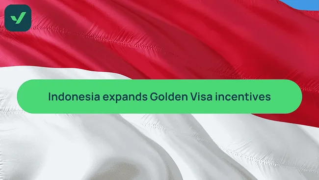 Indonesia expands Golden Visa incentives with new law cover image