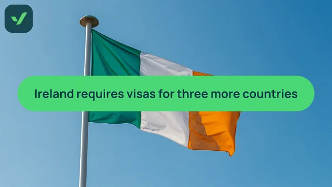 Ireland cuts visa-free access for 3 countries from June 15 cover image