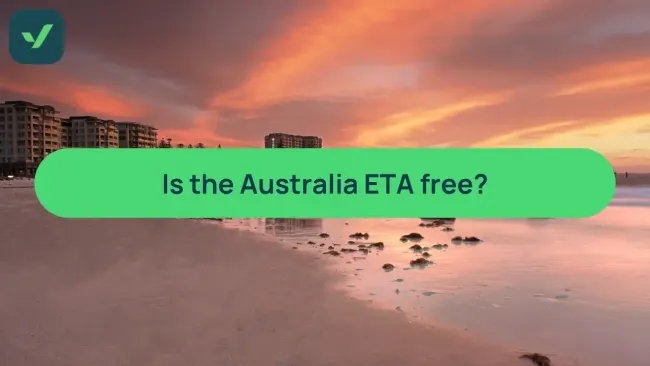 Is the Australia ETA free? cover image