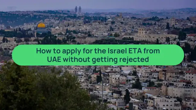 Israel ETA for UAE travelers: Avoid rejection (2025 rule) | iVisa cover image