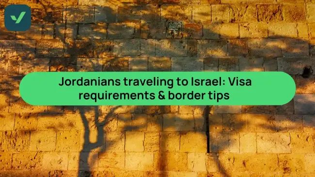 Jordanians traveling to Israel: Visa and border tips | iVisa cover image