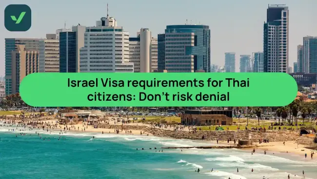 Israel Visa for Thai citizens: Don’t risk denial | iVisa cover image