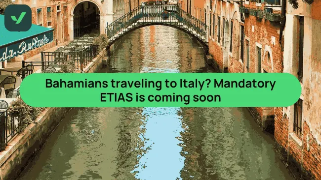 Italy ETIAS for Bahamians: Get all updates for 2026 | iVisa cover image