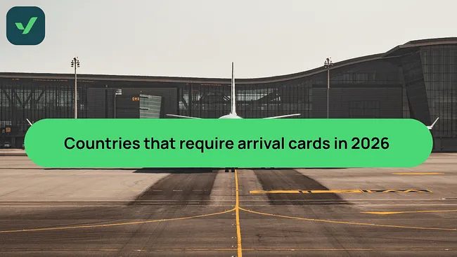 Countries that require arrival cards in 2026 cover image