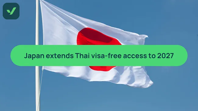 Japan renews Thai visa-free entry through June 2027 cover image