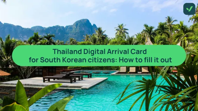 Thailand Digital Arrival Card made easy for Koreans cover image