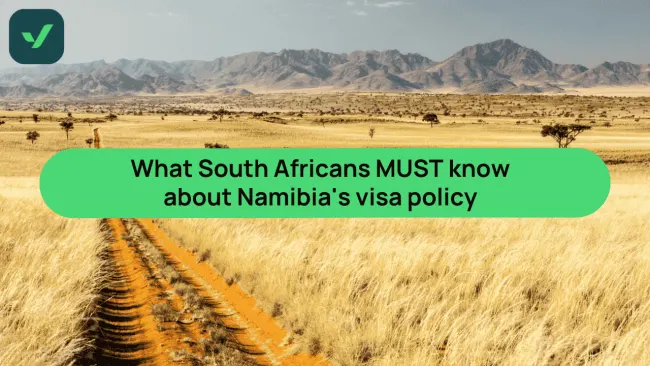 What South Africans MUST know about Namibia's visa and entry rules cover image