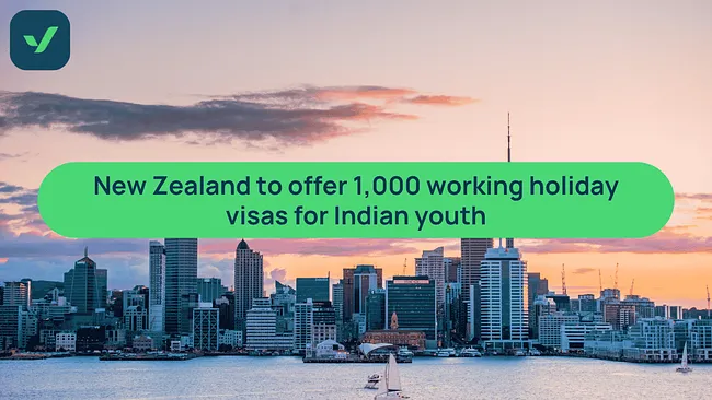 New Zealand offers working holiday visas for Indian youth cover image