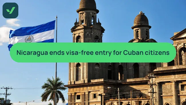Nicaragua ends visa-free entry for Cubans | iVisa cover image