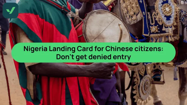 Nigeria Landing Card for Chinese citizens required | iVisa cover image