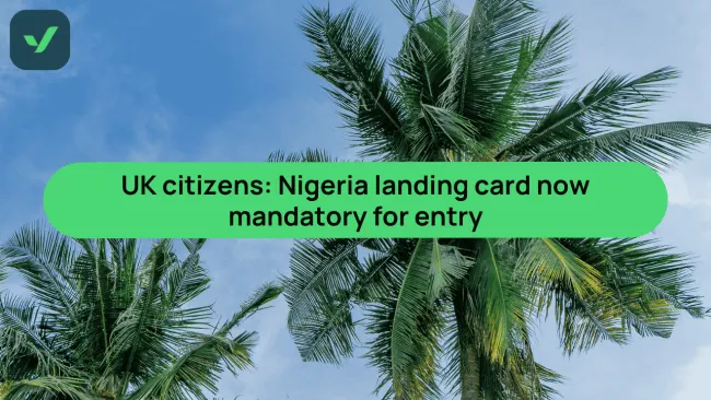 Nigeria landing card for UK citizens: Avoid entry issues in 2025 cover image
