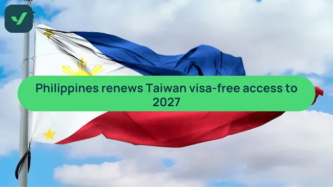 Philippines renews Taiwan visa-free access through 2027 cover image