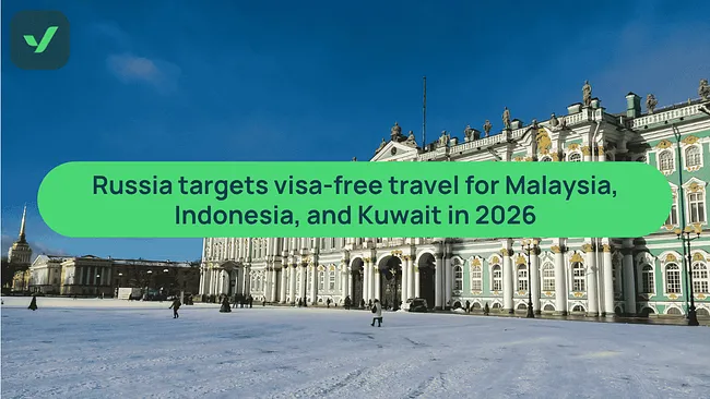 Russia plans visa-free travel for three countries in 2026 cover image