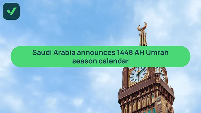 Saudi Arabia announces 1448 AH Umrah season calendar cover image