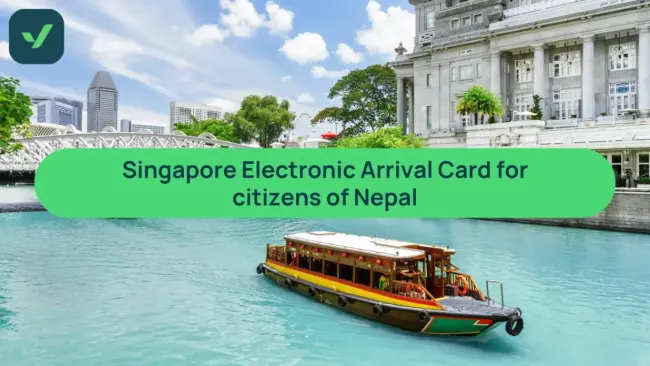 How to apply for the Singapore electronic arrival card for citizens of Nepal cover image