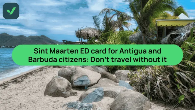 Sint Maarten ED Card for Antigua & Barbuda citizens | iVisa cover image