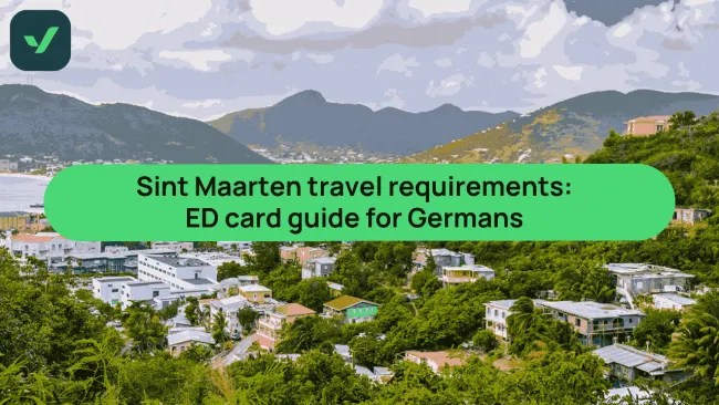 ED Card for Germans: Crucial for travel to Sint Maarten | iVisa cover image