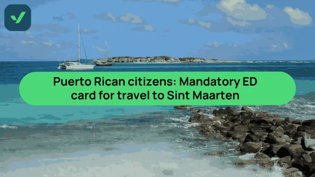 Sint Maarten ED Card for Puerto Rican travelers | iVisa cover image
